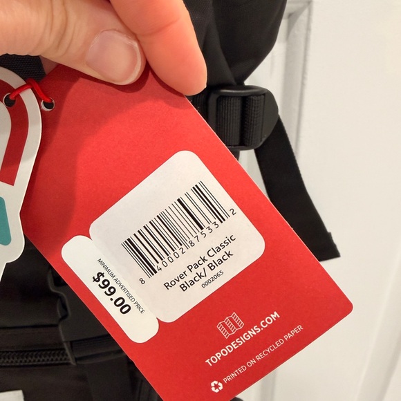 Topo Designs Black Rover Pack - Picture 11 of 12